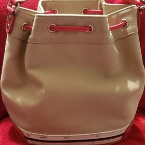 Tommy Hilfiger canvas bucket bag